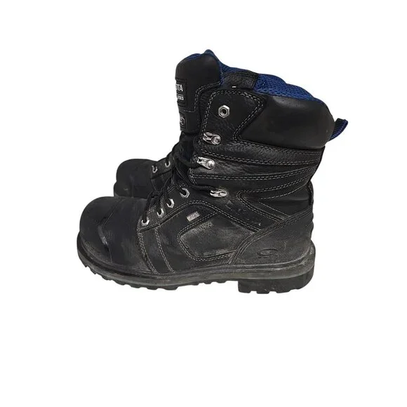 DAKOTA Men's 557 8" STCP HD3 Vibram Work Boots Black Size 10.5M - Picture 5 of 7